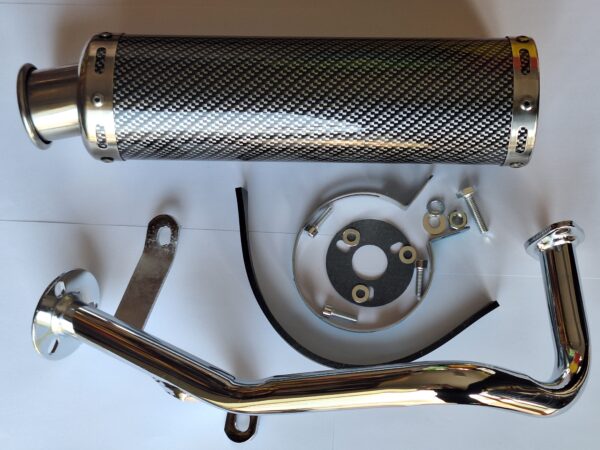 Auspuh gy6 4t 50 (karbon izgled) Ch