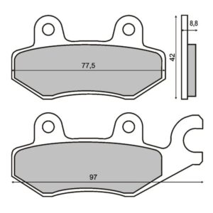 Disk plocice 225100350 Ch