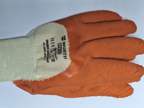 Rukavice narandžaste Latex Grip 11