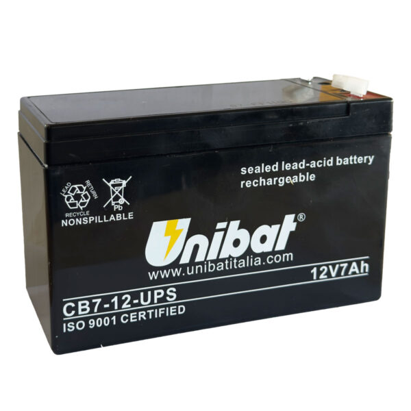 CB7-12 12V 7aAh Unibat SLA (CB7-12)